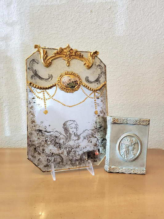 The Owl Box Vintage French Mirror + Treasure Box Workshop April 27