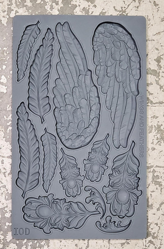 The Owl Box WINGS AND FEATHERS 6Ă—10 DECOR MOULDS