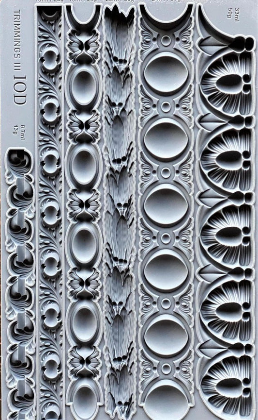 The Owl Box Art & Craft Kits TRIMMINGS 3 6×10 DECOR MOULDS™