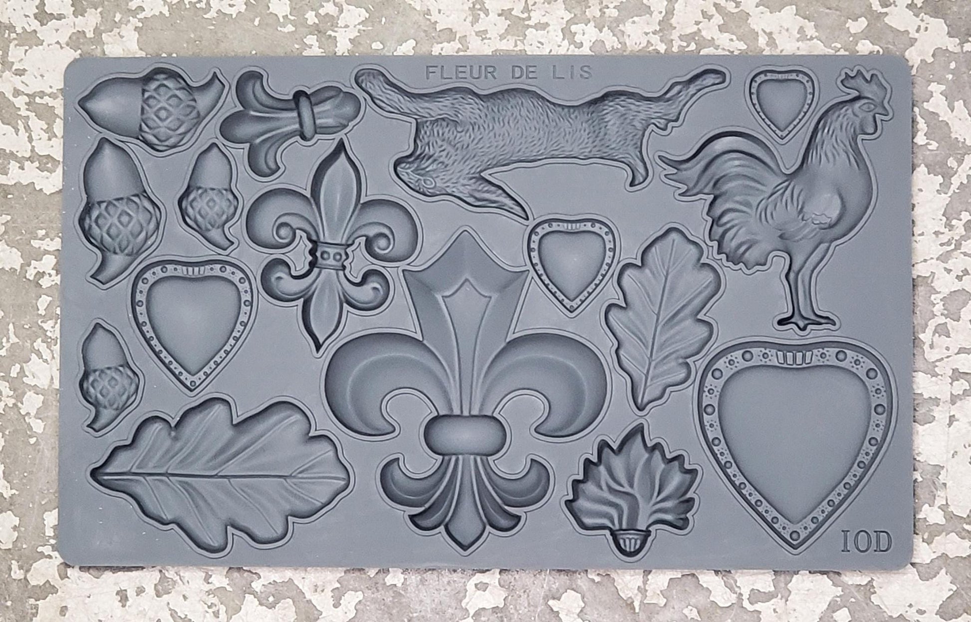 The Owl Box FLEUR DE LIS 6×10 DECOR MOULDS