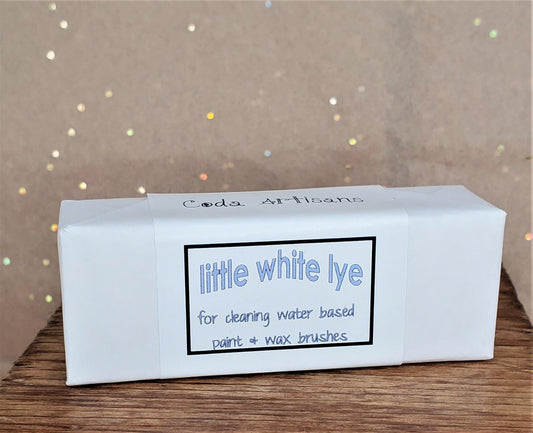 The Owl Box Little White Lye Brush Soap