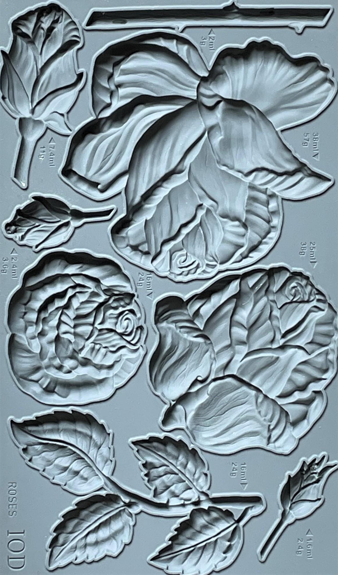 The Owl Box Roses 6x10 Decor Mould™