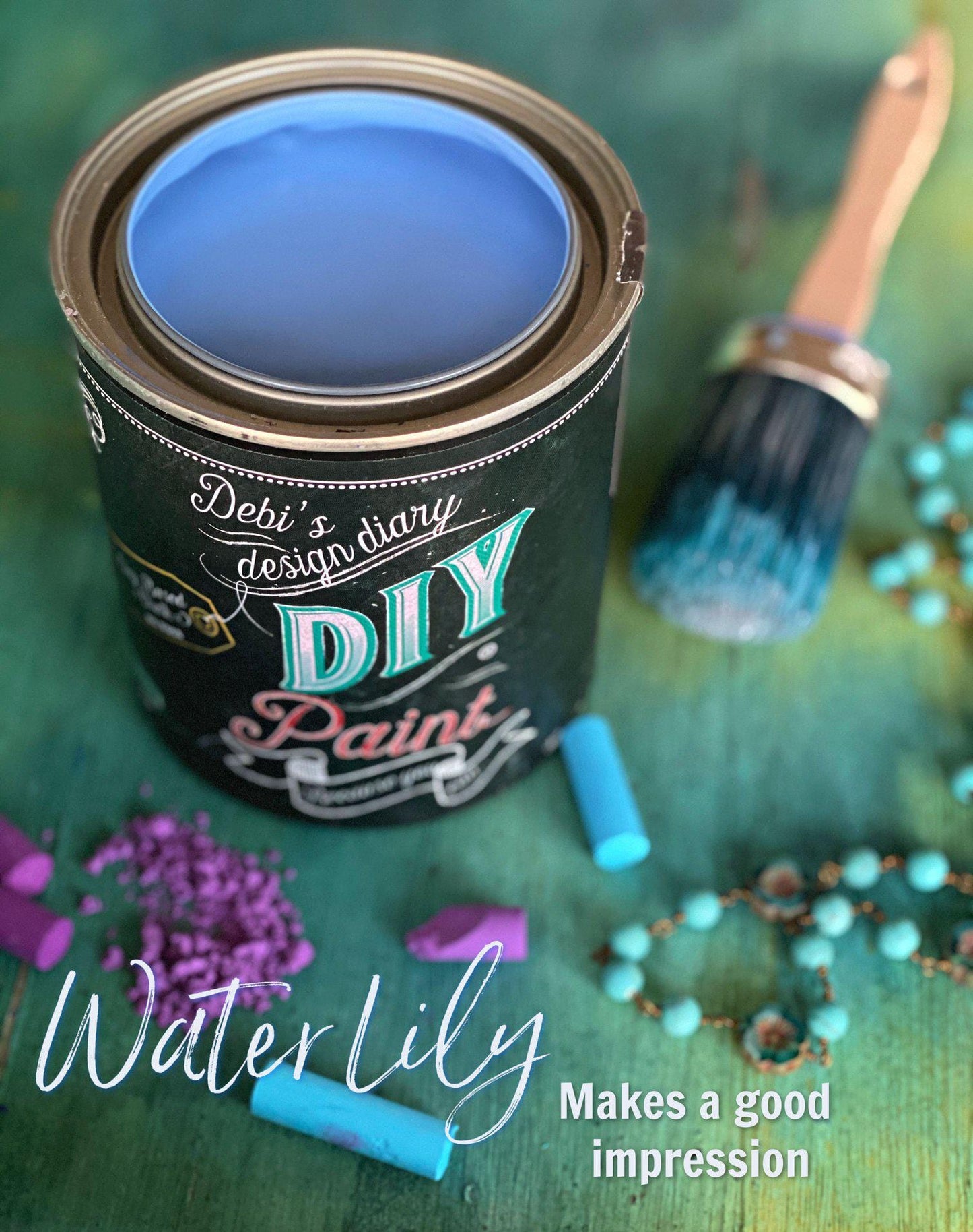 The Owl Box 8OZ Water Lily DIY Paint
