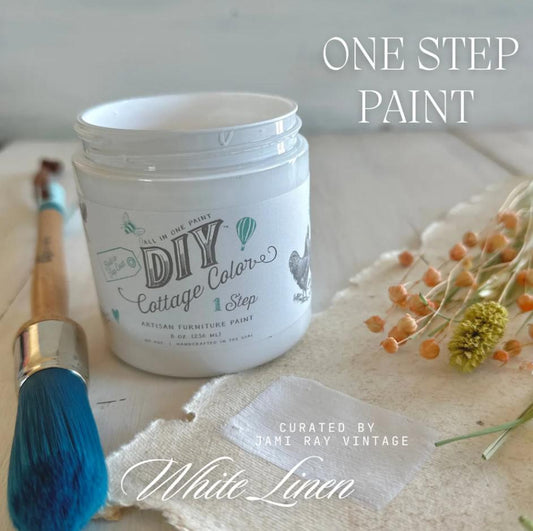 The Owl Box 8OZ White Linen Cottage Color DIY Paint