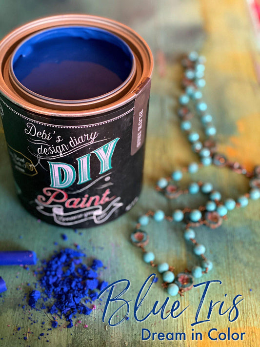 The Owl Box Blue Iris Cobalt Blue DIY Paint