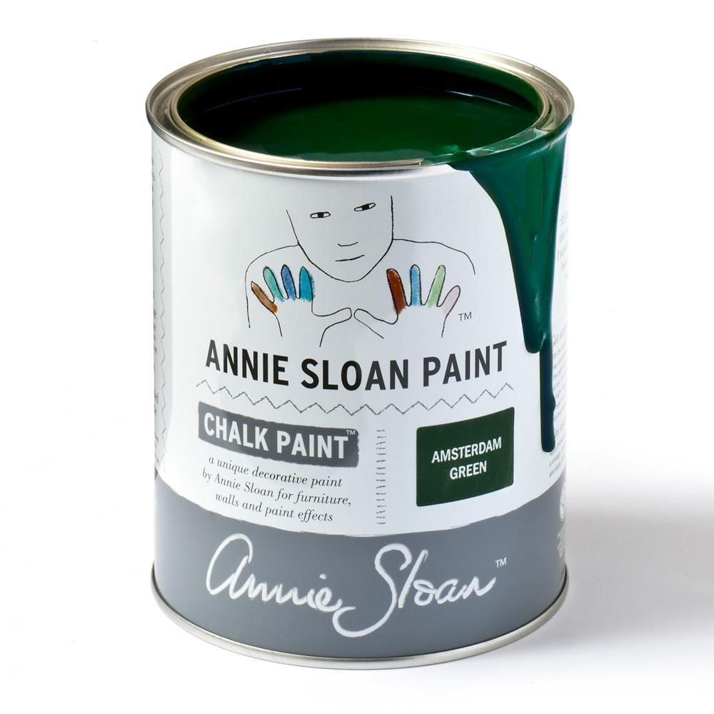 The Owl Box Paint Chalk Paint® by Annie Sloan Amsterdam Green Litre (33.8 oz)