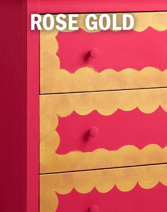 The Owl Box Rose Gold Annie Sloan Metallic Paint