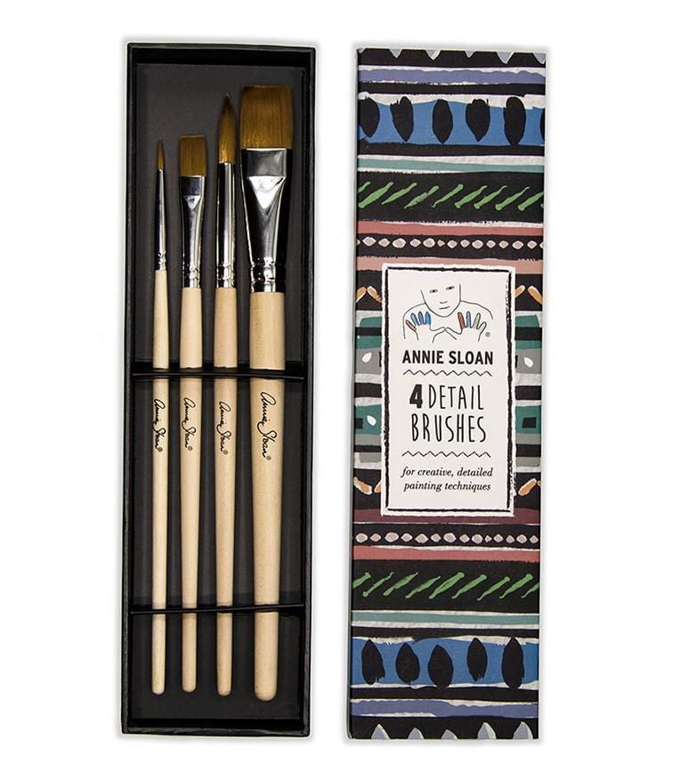 The Owl Box Annie Sloan 4 Detail Brush Kit