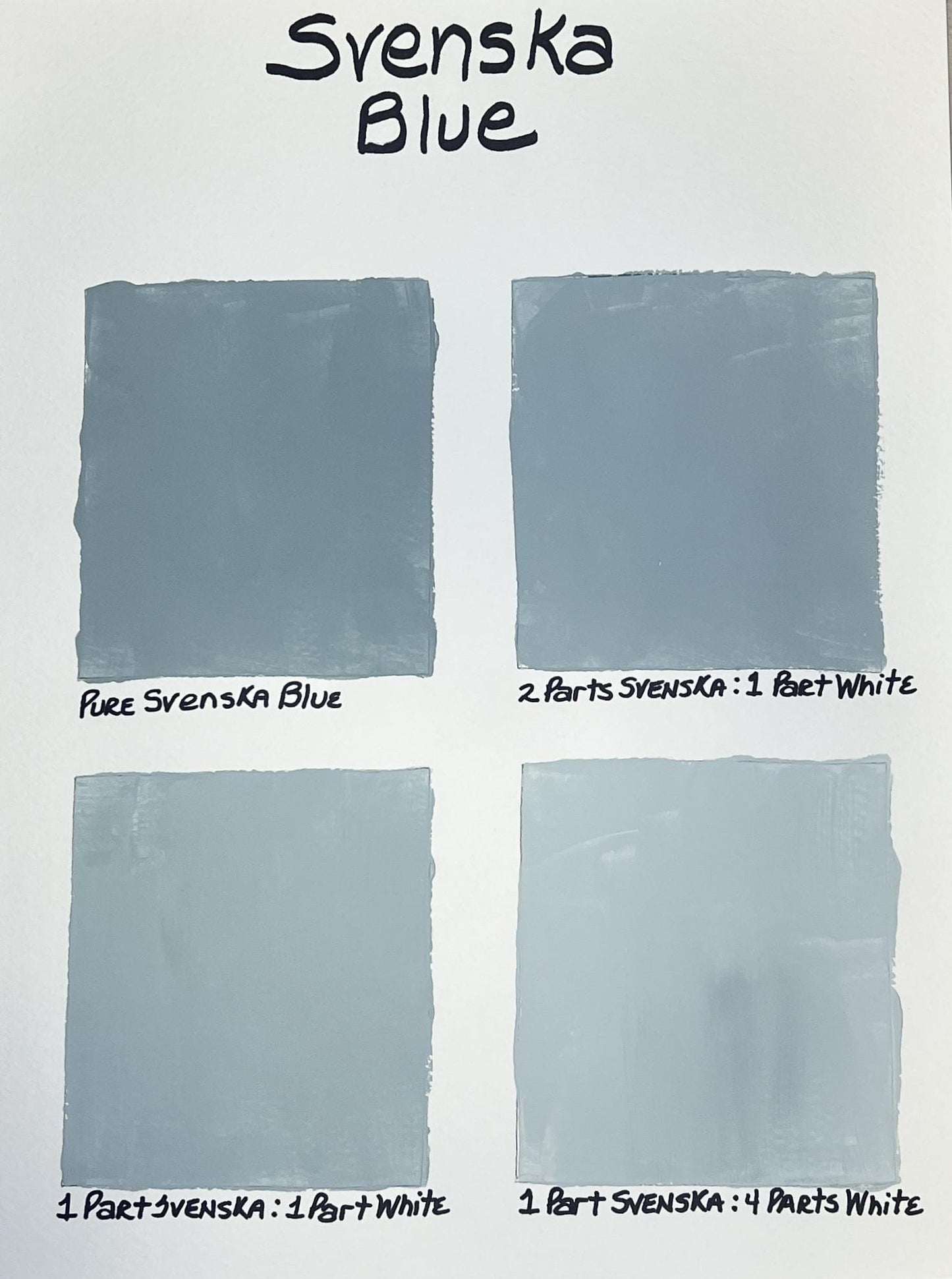 The Owl Box Svenska Blue Chalk Paint® Litre